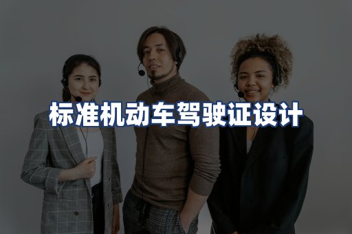标准机动车驾驶证设计